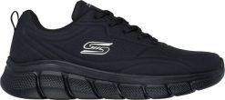 Buty męskie Skechers Bobs B Flex Arctic Edge czarne 118110 BBK 46. Czarne buty sportowe męskie Skechers, bez zapięcia. Za 437.22 zł.