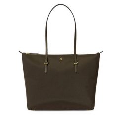 Torebka LAUREN RALPH LAUREN. Zielone torebki do ręki damskie Lauren Ralph Lauren, bez wzorów, bez dodatków. Za 639.99 zł.