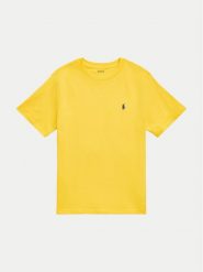 Polo Ralph Lauren T-Shirt 323832904172 Żółty Regular Fit. Żółte t-shirty dla chłopców Polo Ralph Lauren, bez wzorów, z bawełny, bez ramiączek. Za 159.99 zł.