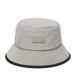 Kapelusz Hunter. Szare czapki i kapelusze damskie Hunter, bez wzorów. Za 79.99 zł.