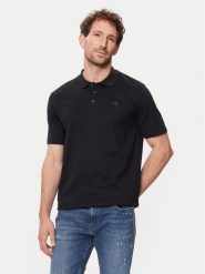 KARL LAGERFELD Polo 745028 542232 Granatowy Regular Fit. Niebieskie koszulki polo męskie KARL LAGERFELD, l, bez wzorów, z bawełny, bez ramiączek. Za 649.99 zł.