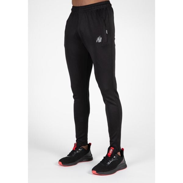 Scottsdale Track Spodnie - Czarny. Czarne spodnie sportowe męskie GORILLA WEAR, s, bez wzorów, z elastanu, na fitness i siłownię. Za 232.00 zł.