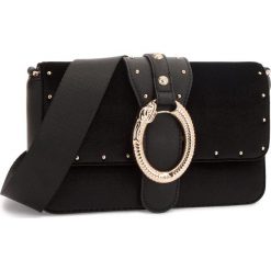 Torebka LIU JO - S Crossbody Darsen N68040 T9093 Nero 22222. Czarne listonoszki damskie Liu Jo, z materiału. W wyprzedaży za 389.00 zł.