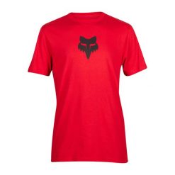 Koszulka bawełniana męska Fox Head SS Prem Tee. Czerwone buty sportowe męskie FOX, m, bez wzorów, z bawełny, bez kołnierzyka, bez ramiączek, rowerowe. Za 119.99 zł.