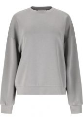 Damska bluza z okrągłym dekoltem Athlecia Jillnana. Szare bluzy damskie Athlecia, s, bez wzorów, z materiału, bez kaptura, na fitness i siłownię. Za 257.50 zł.