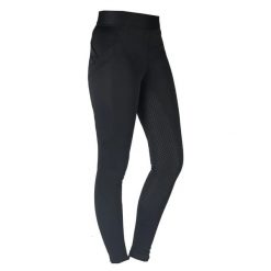 Legginsy jeździeckie damskie HORKA Kate. Czarne legginsy damskie Horka, bez wzorów, z materiału. Za 281.00 zł.