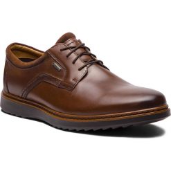 Półbuty CLARKS - Un Geo LaceGtx GORE-TEX 261380417 Brown Leather. Eleganckie półbuty marki Clarks. W wyprzedaży za 369.00 zł.