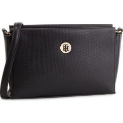 Torebka TOMMY HILFIGER - Effortless Saffiano Xover AW0AW06306 002. Listonoszki damskie Tommy Hilfiger. W wyprzedaży za 269.00 zł.