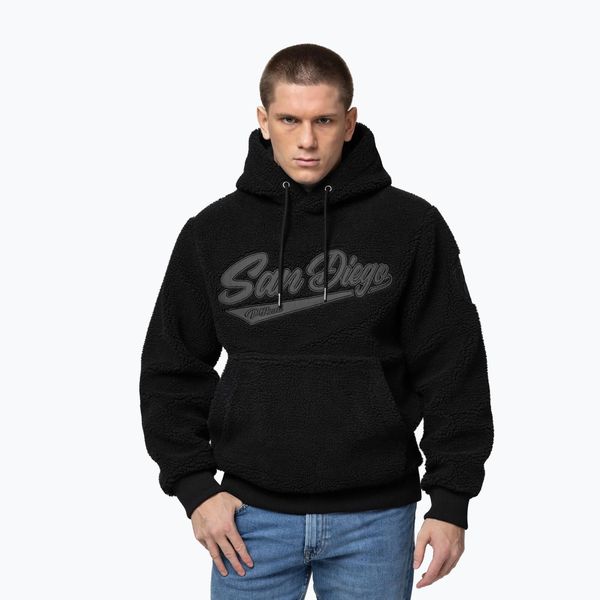 Bluza męska Pitbull Galaxy Hooded. Czarne bluzy męskie PITBULL, m, bez wzorów, z materiału, bez kaptura. Za 309.99 zł.