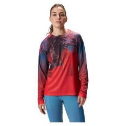 Damska koszulka z długim rękawem Endura Tropical LTD. Czerwone bluzy sportowe damskie ENDURA, l, bez wzorów, bez kaptura, rowerowe. Za 170.99 zł.