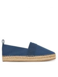 Calvin Klein Espadryle Oblique Espadrille Webbing HW0HW02934 Niebieski. Niebieskie espadryle damskie Calvin Klein, bez wzorów, z materiału, bez obcasa, bez zapięcia. Za 369.99 zł.