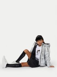 Karl Lagerfeld Kids Kurtka zimowa Z30233 D Srebrny Regular Fit. Szare buty zimowe dziewczęce Karl Lagerfeld Kids, na zimę, bez wzorów, z syntetyku, bez kaptura. Za 539.99 zł.