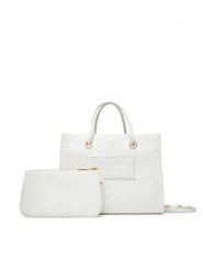 Elisabetta Franchi Torebka BS-83A-52E2-V390 Biały. Białe torebki do ręki damskie Elisabetta Franchi, bez wzorów, z tworzywa sztucznego, bez dodatków. Za 1,009.00 zł.