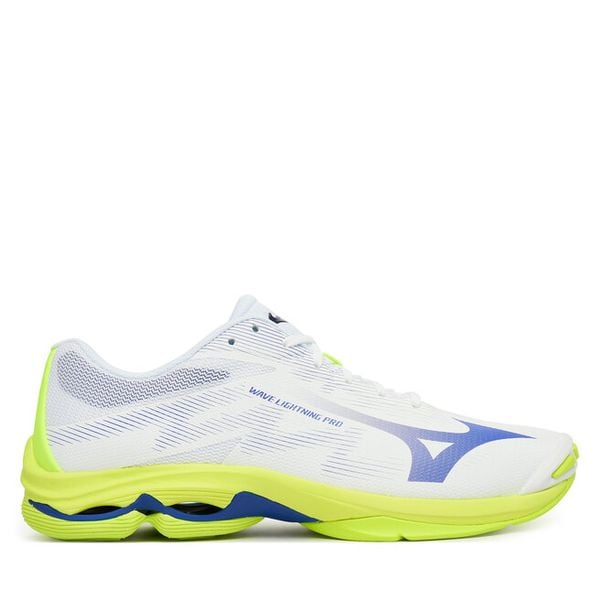 Buty halowe Mizuno. Białe buty sportowe męskie Mizuno, bez zapięcia, mizuno wave. Za 413.99 zł.