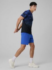 4F Spodenki treningowe szybkoschnące męskie - niebieskie 3XL. Niebieskie szorty męskie 4f, m, bez wzorów, z materiału. Za 99.99 zł.