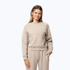 Bluza damska Pitbull Discovery Crewneck Sweatshirt. Brązowe bluzy damskie PITBULL, m, bez wzorów, z bawełny, bez kaptura. Za 169.99 zł.