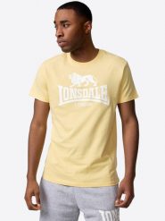 Koszulka Lonsdale St. Erney. Żółte koszulki sportowe męskie Lonsdale, m, bez wzorów, z bawełny, bez kołnierzyka, bez ramiączek. Za 119.50 zł.