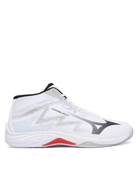 Mizuno Buty halowe Lightning Select Mid V1GA2675 Biały. Białe buty sportowe męskie Mizuno, z materiału, bez zapięcia. Za 315.99 zł.