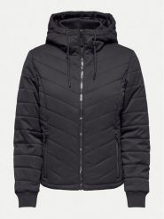 JDY Kurtka puchowa Ebonie 15328268 Czarny Regular Fit. Czarne kurtki damskie JDY, l, bez wzorów, z puchu, bez kaptura. Za 179.99 zł.