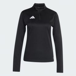 Koszulka treningowa Entrada26. Białe koszulki sportowe damskie Adidas, bez wzorów, sportowe, bez kołnierzyka. Za 179.00 zł.