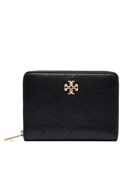Tory Burch Portfel Charlie 186098 Czarny. Czarne portfele damskie Tory Burch, bez wzorów. Za 984.99 zł.