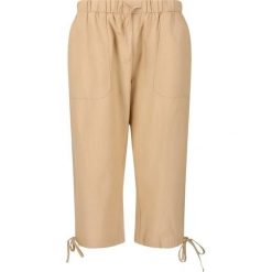 Spodnie damskie Cruz Emmy. Brązowe spodnie materiałowe damskie CRUZ, s, bez wzorów, z bawełny. Za 179.00 zł.