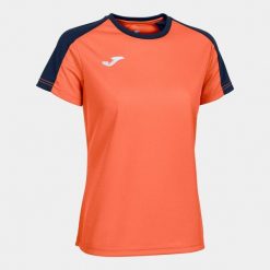 Koszulka do piłki nożnej damska Joma Eco Champioship z krótkim rękawem. Brązowe t-shirty damskie Joma, s, bez wzorów, sportowe, bez kołnierzyka. W wyprzedaży za 107.90 zł.