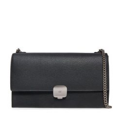 Torebka Calvin Klein Jeans. Czarne torebki do ręki damskie Calvin Klein Jeans, bez wzorów, z jeansu, wizytowe, bez dodatków. Za 329.99 zł.