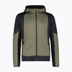 Bluza męska CMP 36G6327. Zielone bluzy męskie CMP, l, bez wzorów, z elastanu, bez kaptura. Za 309.99 zł.