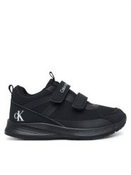 Calvin Klein Sneakersy Low Cut Velcro Sneaker V1B9-83169-1845 S Czarny. Czarne buty sportowe chłopięce Calvin Klein, bez wzorów, z materiału, bez zapięcia. Za 269.99 zł.