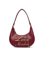 LOVE MOSCHINO Torebka JC4116PP1PLO1552 Bordowy. Czerwone torebki do ręki damskie Love Moschino, bez wzorów, ze skóry, bez dodatków. Za 769.99 zł.