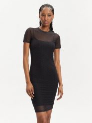 Hugo Sukienka codzienna Nasaja_B 50514940 Czarny Slim Fit. Czarne sukienki damskie Hugo, na co dzień, xl, bez wzorów, z syntetyku, bez kołnierzyka, bez ramiączek, proste. Za 309.99 zł.