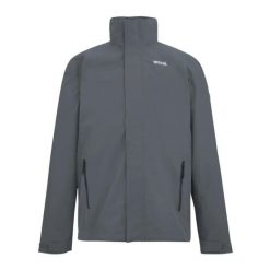 Kurtka wodoodporna Regatta Matt II. Szare kurtki męskie Regatta, m, bez wzorów, z bawełny, trekkingowe. Za 265.00 zł.