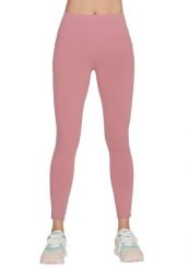 Spodnie treningowe damskie Skechers GO Walk High. Fioletowe spodnie sportowe damskie Skechers, l, bez wzorów, z materiału, na fitness i siłownię. Za 179.99 zł.