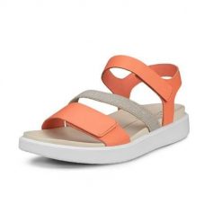 Buty do chodzenia damskie Ecco Sandale Flowt. Sandały damskie ecco, bez wzorów, z materiału, bez obcasa, bez zapięcia. Za 647.00 zł.