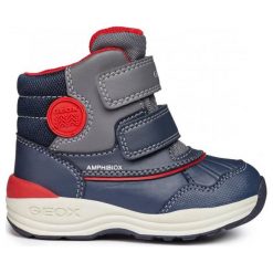 Geox Chłopięce Buty Zimowe Za Kostkę New Gulp, 26, Niebieskie. Buty zimowe chłopięce marki Geox. Za 349.00 zł.