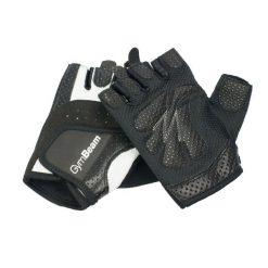 Rękawiczki fitness damskie GymBeam Bella skórzane. Czarne rękawiczki damskie GYMBEAM, bez wzorów, sportowe. Za 32.90 zł.