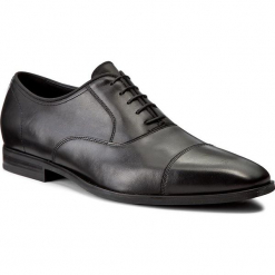 Półbuty GEOX - U New Life E U74P4E 00043 C9999 Black. Czarne półbuty na co dzień męskie Geox, z materiału. W wyprzedaży za 399.00 zł.