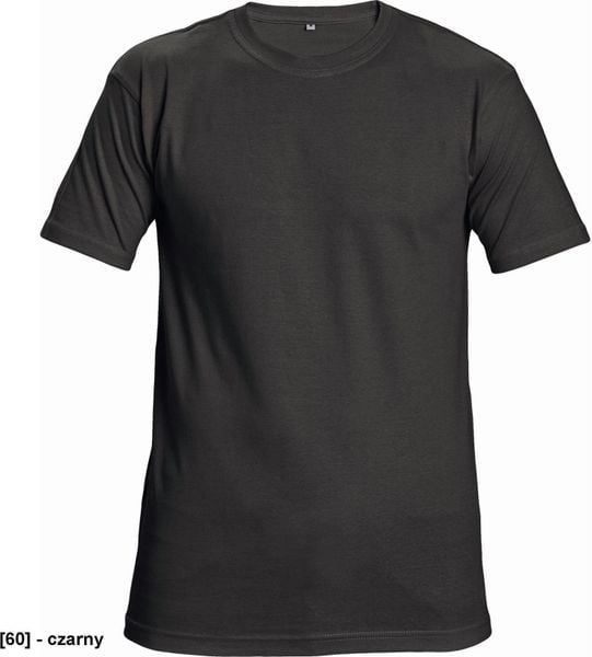 CERVA TEESTA - t-shirt - black 5XL. Czarne t-shirty męskie CERVA, m, bez wzorów, bez kołnierzyka. Za 14.07 zł.
