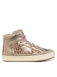 Geox Sneakersy J Kalispera Girl J664GB 0NFEW C6028 D Złoty. Żółte buty sportowe dziewczęce Geox, bez wzorów, ze skóry, bez zapięcia. Za 339.99 zł.
