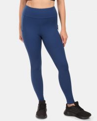 Damskie legginsy sportowe Kilpi ALEXO-W. Niebieskie legginsy sportowe damskie Kilpi, l, bez wzorów, z elastanu, z podwyższonym stanem, długie, do biegania. Za 189.67 zł.