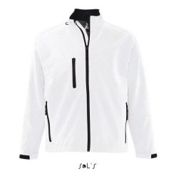 Windbreaker Sol's Relax. Białe kurtki męskie SOL'S, m, bez wzorów, bez kaptura. W wyprzedaży za 249.00 zł.