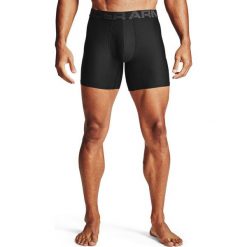 Men's UA Tech™ 6" Boxerjock® – 2-Pack Czarny S. Czarne bokserki męskie Under Armour, bez zapięcia, na fitness i siłownię. Za 89.99 zł.