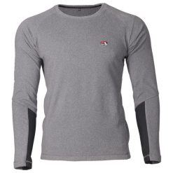 Bluza Taimen Sharga - Szara. Szare bluzy męskie TAIMEN, bez wzorów, bez kaptura. Za 149.00 zł.