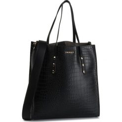 Torebka TWINSET - Shopping 192TA7276 Nero. Czarne torebki do ręki damskie Twinset, bez wzorów, ze skóry ekologicznej, klasyczne, bez dodatków. Za 709.00 zł.