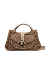 Guess Torebka Jessa HWJG83 62060 Beżowy. Brązowe torebki do ręki damskie Guess, z aplikacjami, z materiału, bez dodatków. Za 749.99 zł.