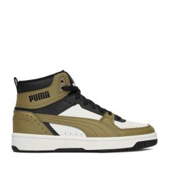 Sneakersy Puma. Zielone trampki i tenisówki chłopięce Puma, bez wzorów, bez zapięcia. Za 339.99 zł.