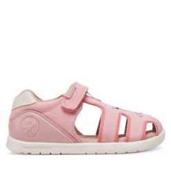 Sandały Biomecanics. Czerwone sandały dziewczęce Biomecanics, bez zapięcia. Za 139.99 zł.