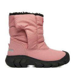 Śniegowce Hunter. Czerwone śniegowce dziewczęce Hunter, bez zapięcia. Za 269.99 zł.