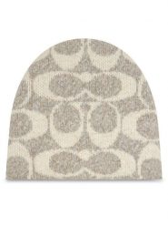 Coach Czapka CCT78 Beżowy. Brązowe czapki i kapelusze damskie Coach, na zimę, bez wzorów, z poliesteru. Za 319.99 zł.